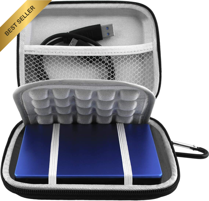 Hard Drive Carrying Case for Seagate Expansion, Backup plus Slim, Game Drive for