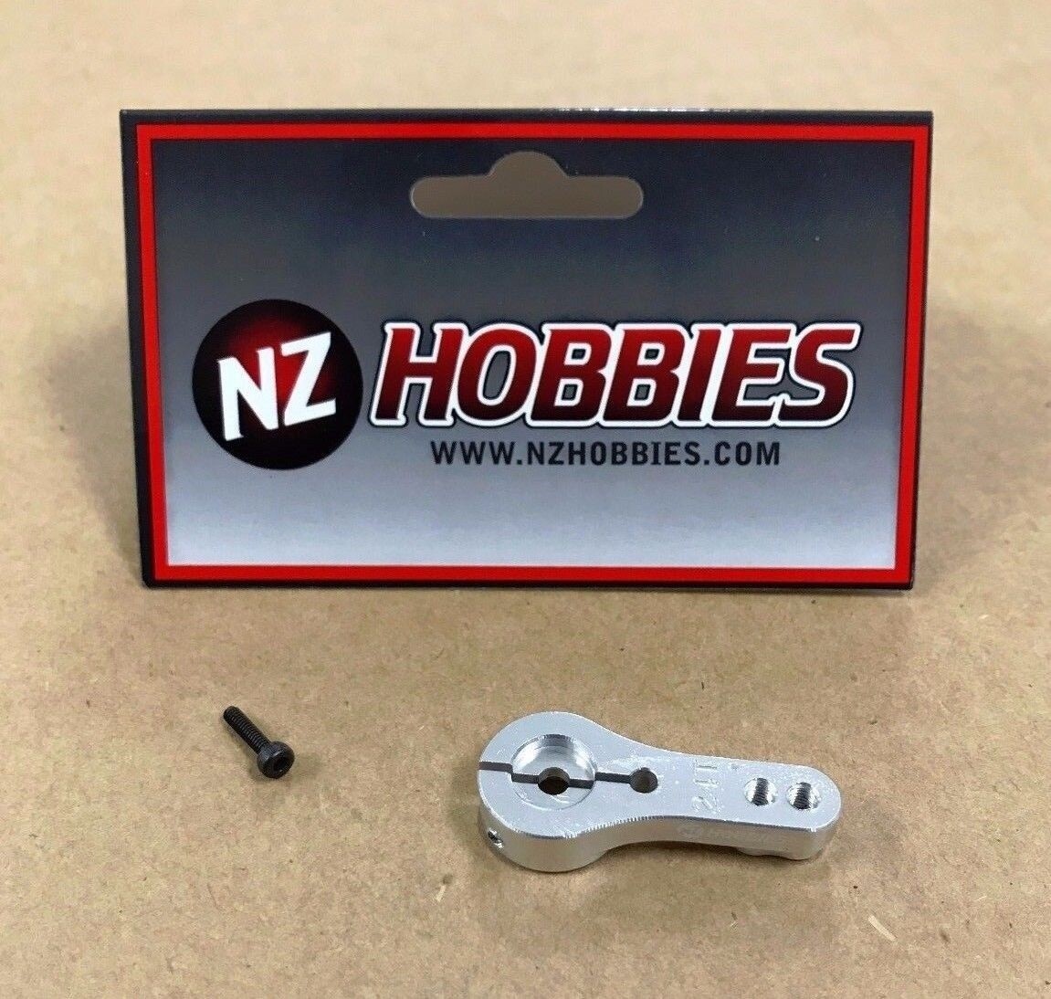 NZHOBBIES NZ0154S Aluminum Servo Horn 24T (SILVER) : Hitec Servos