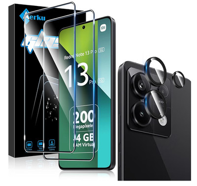 Aerku - Redmi Note 13 Pro 5G pellicola protettiva 2 + 2 fotocamera vetro nero