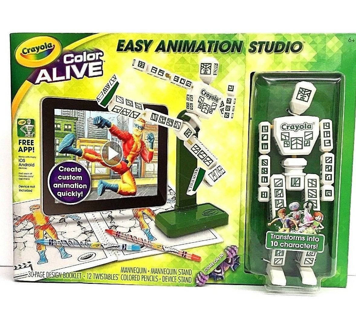 **NEW**  Crayola Brand Color Alive Easy Animation Studio 95-1052