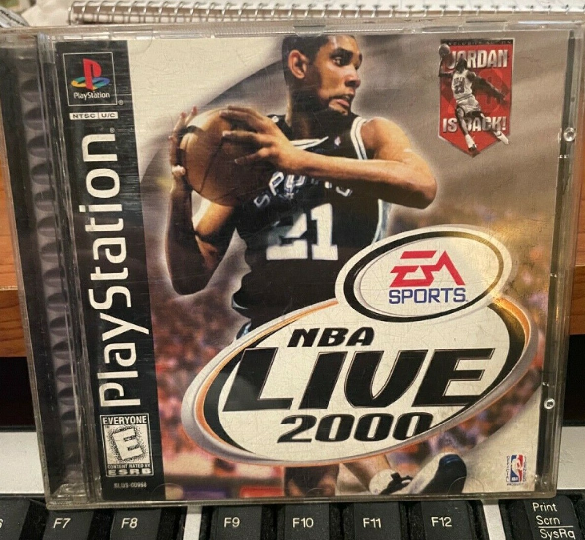【レア】NBA Super Games 2000 使用済みチケット NBA Live 2003 (Sony PlayStation 1, 2002) CIB Black Label