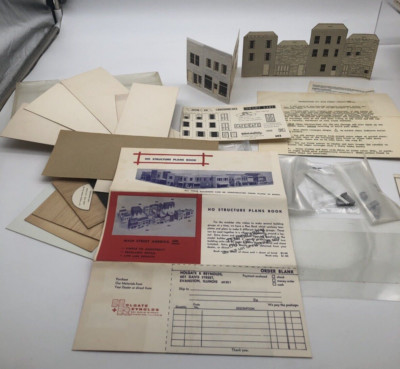 Holgate & Reynolds 3D Architectural Scale Building Town Display HO Custom & Rare