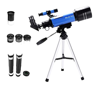 70mm Refractor Telescope with Tripod & Finder Scope Portable Kids & Astronomy