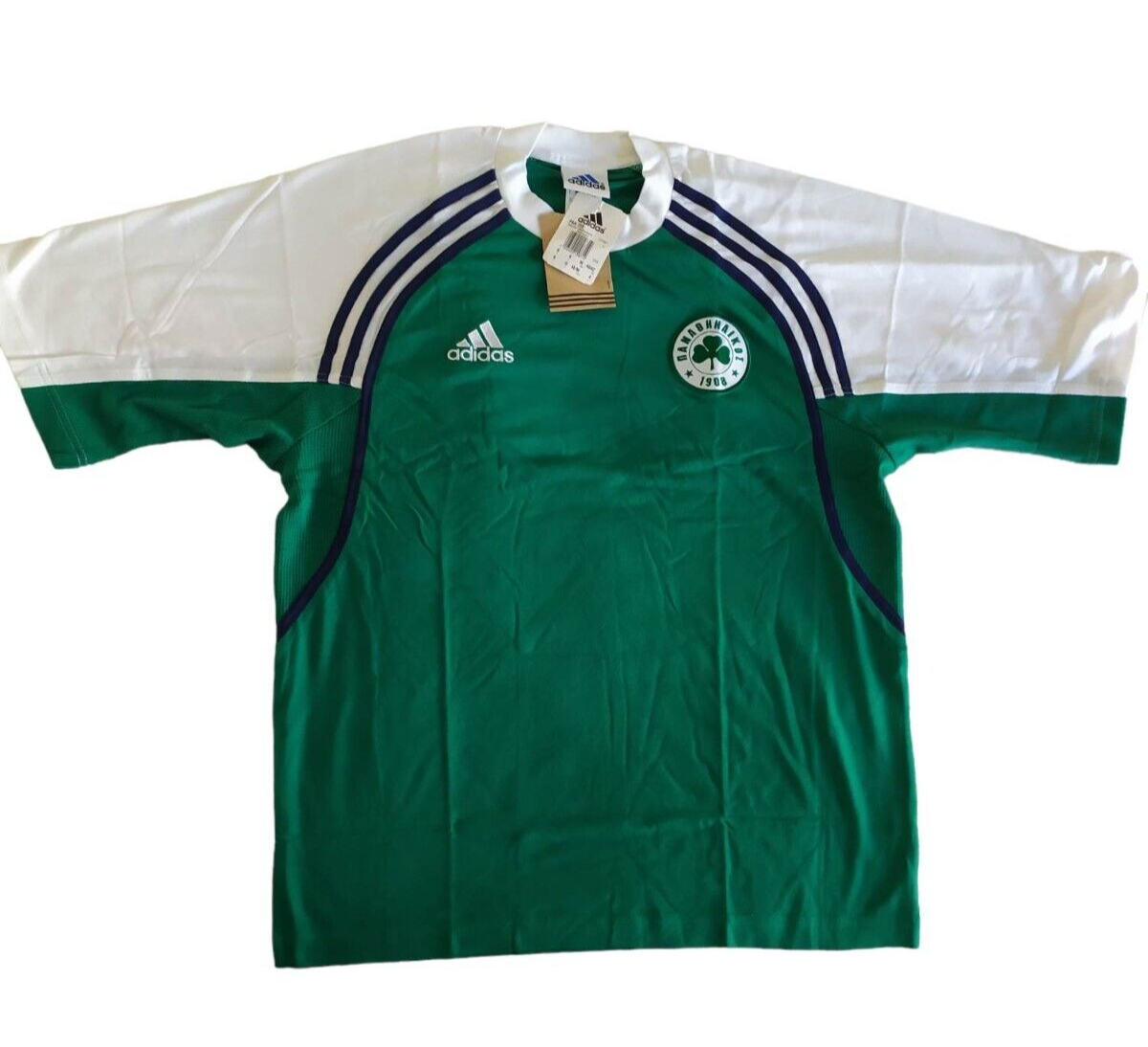 Panathinaikos FC Training Football Shirt Adidas BNWT 2000/01