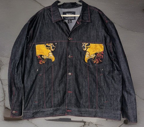 ジャケット・アウター VIVIENNE TAM denim lether jacket y2k Vivienne Westwood Women's' Boxer Denim Jacket in Blue | LN-CC®