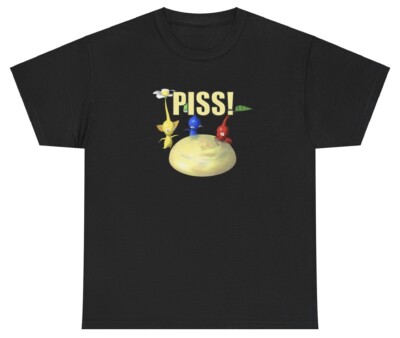 Pikman Piss T Shirt Oddly Specific Weirdcore Dank Meme Cursed Gag Gift Humor Tee