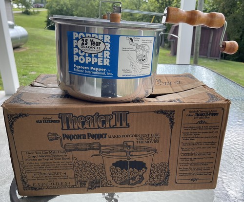 THEATER II HIGH TEMPERATURE POPCORN POPPER