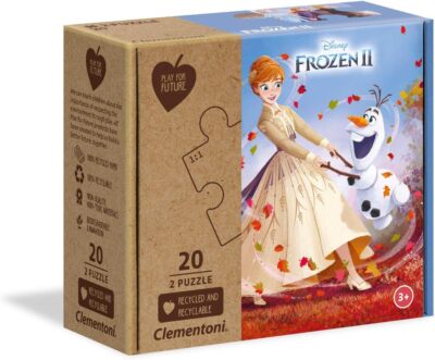 CLEMENTONI - Puzzle Disney La Reine des Neiges   2x20 pièces -  - CLE24773