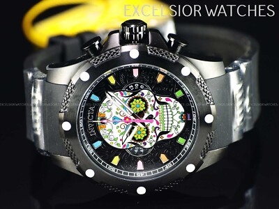 Invicta 50mm I-Force Dia De Los Muertos Chronograph Quartz Men's Watch