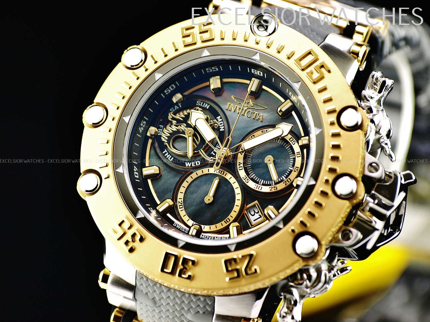 New Invicta Men 52mm Subaqua Noma VII Swiss Chronograph