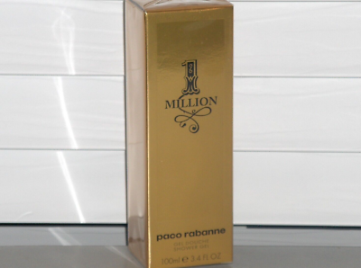 1 ONE MILLION PACO RABANNE Men s Shower Gel Body Wash 3.4 oz 100 ml NEW SEALED