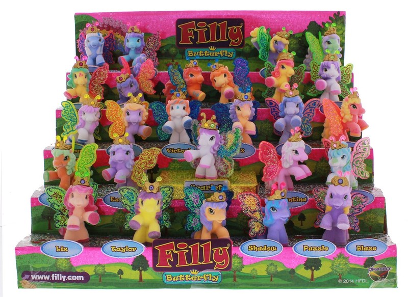 Filly Butterfly Alle 26 Figuren Inklusice Scarlet Auf Attraktiver Treppe / Kult