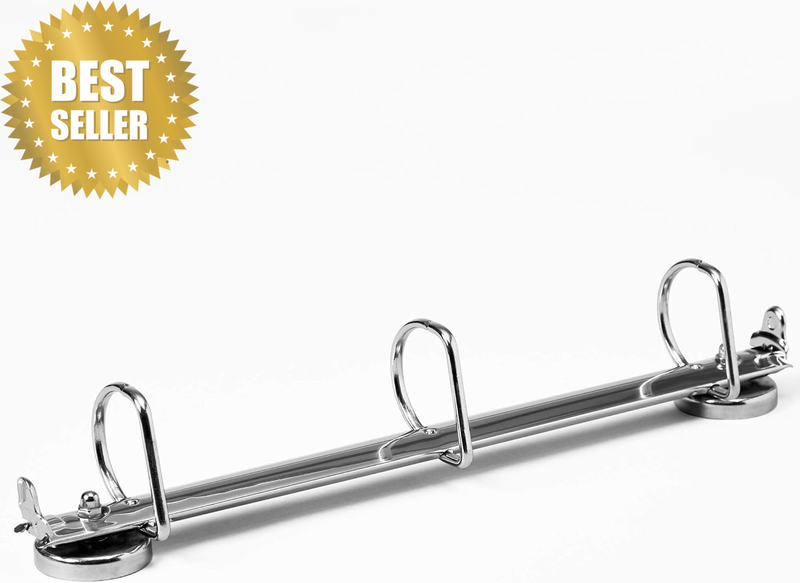 Industrial Magnetic Hanging Binder Rings, 1.5 Inch Slant Rings, 3 Ring Binder Me