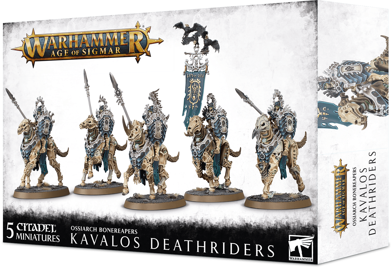 Ossiarch Bonereapers Kavalos Deathriders - Warhammer Age of Sigmar - Новинка! 94-27