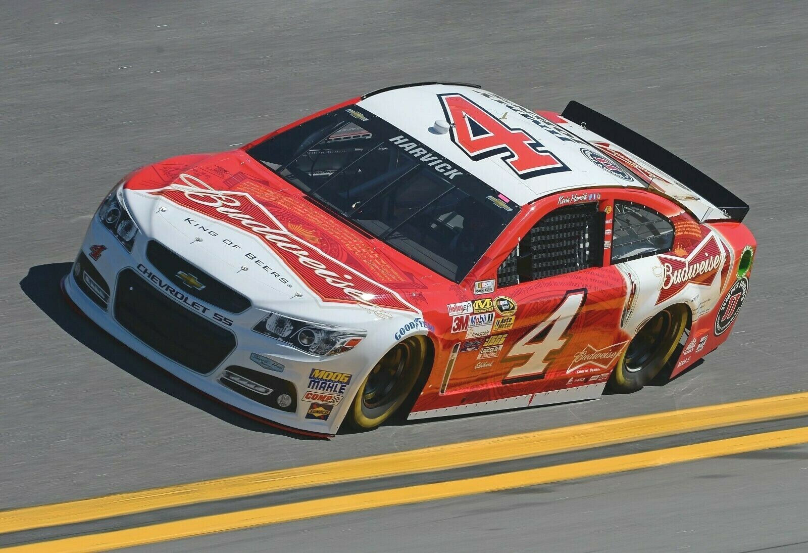 Kevin Harvick Budweiser NASCAR 13x19 Poster Gloss Photo