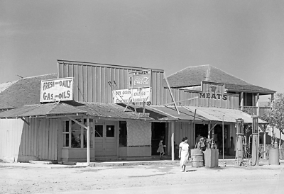 1939 General Store, San Juan, Texas Old Photo 13" x 19" Reprint