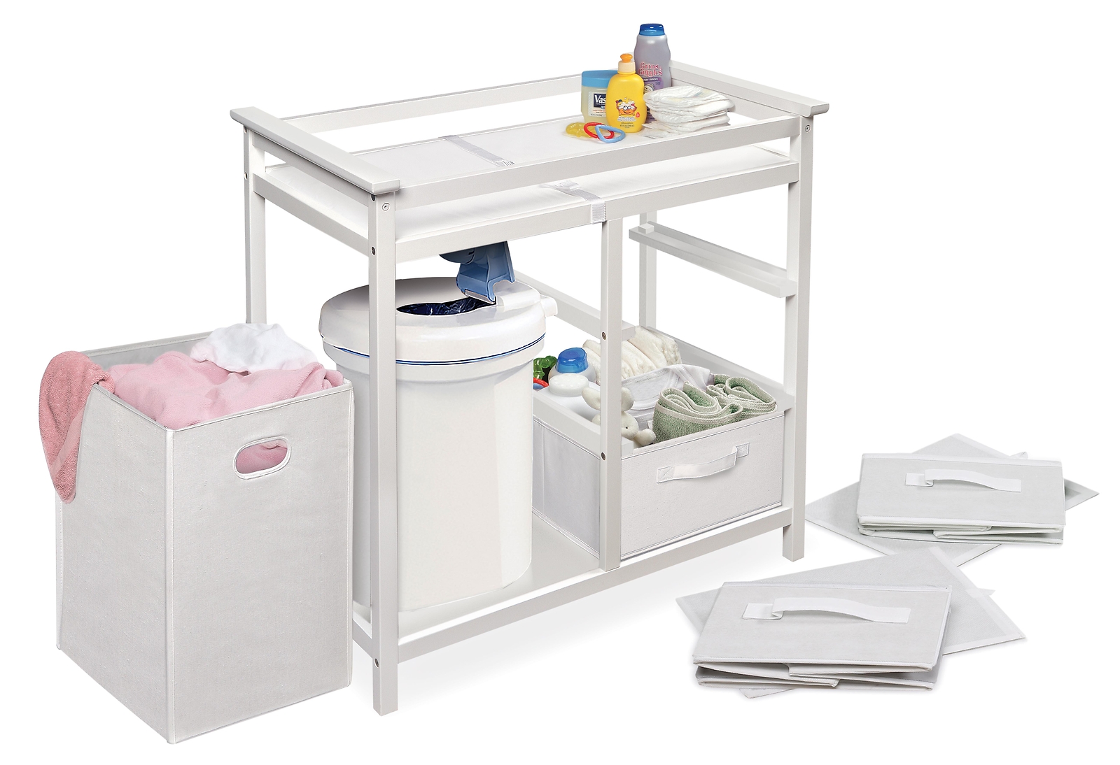 modern baby changing table