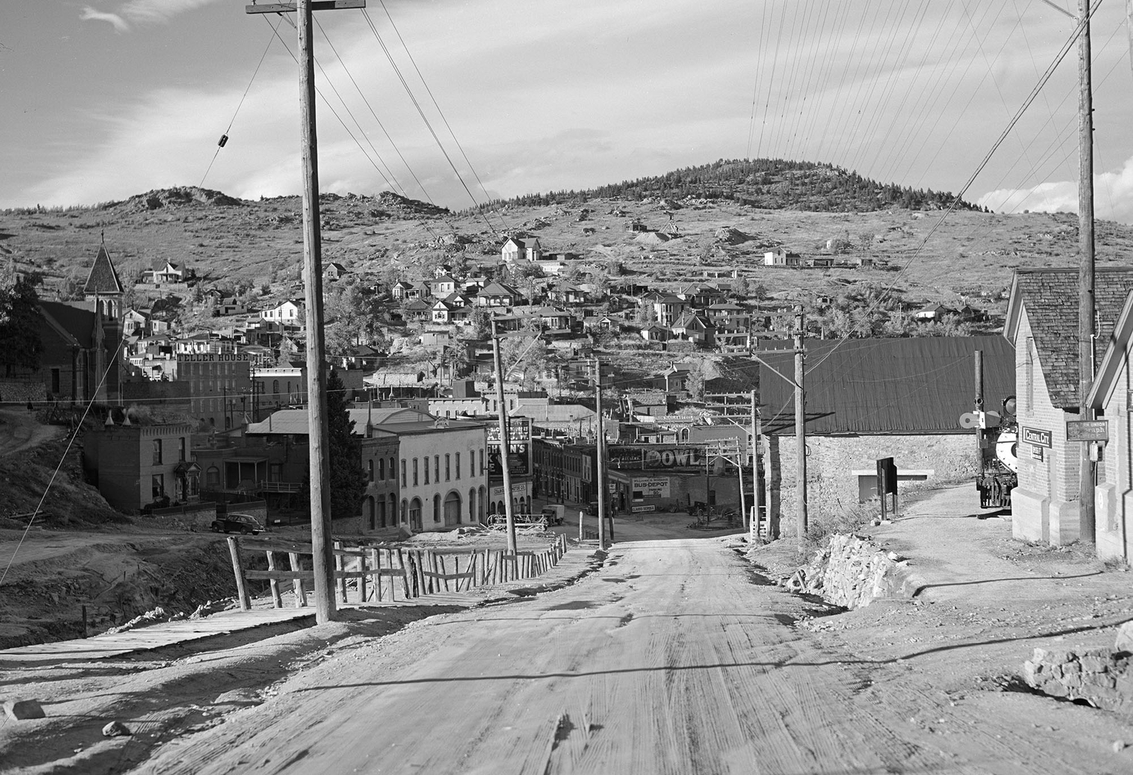 1941 Central City, Colorado Vintage Old Photo 13" x 19" Reprint