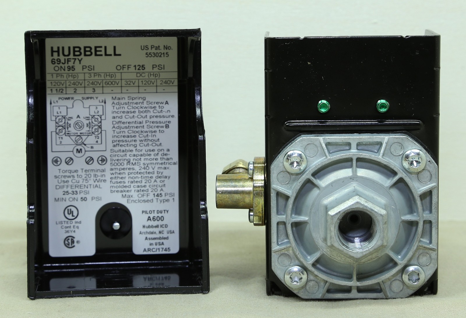 Furnas pressure switch diagram