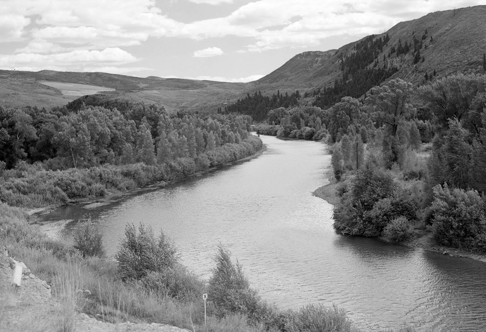 1941 Yampa River, Colorado Vintage Old Photo 13" x 19" Reprint