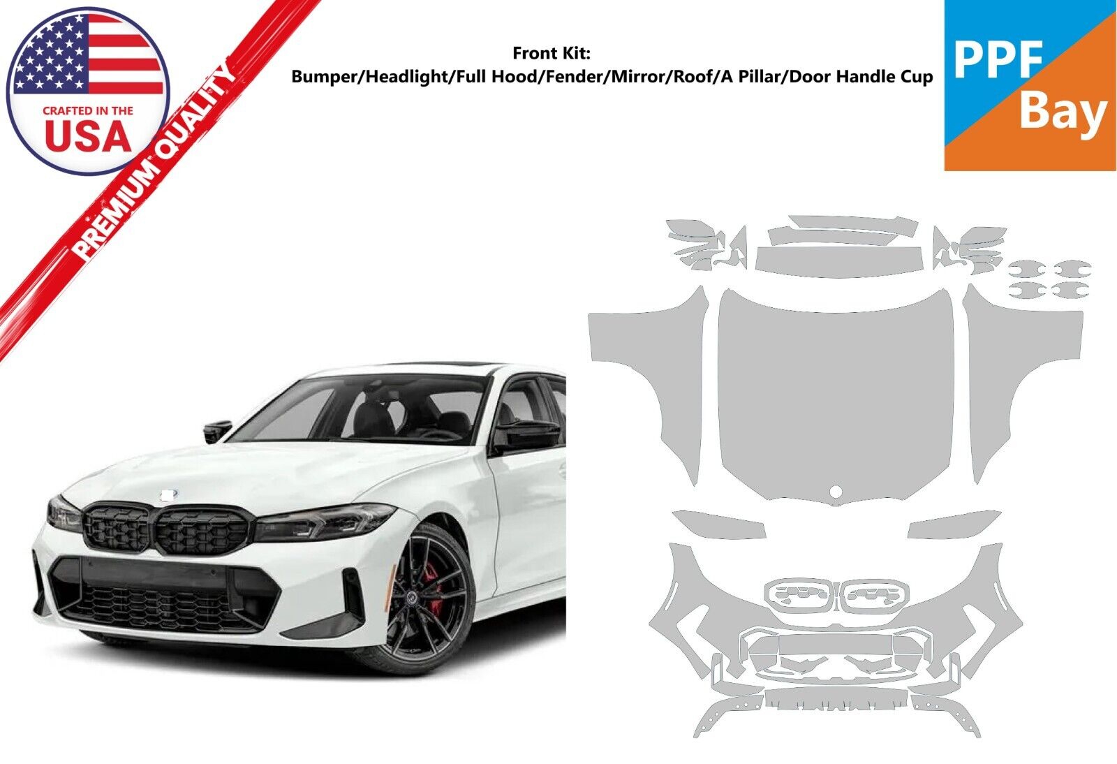 Full Hood Fender and Mirror Kit | MINI CONVERTIBLE 2023 Full Hood Fender and Mirror Kit | MINI CONVERTIBLE 2023