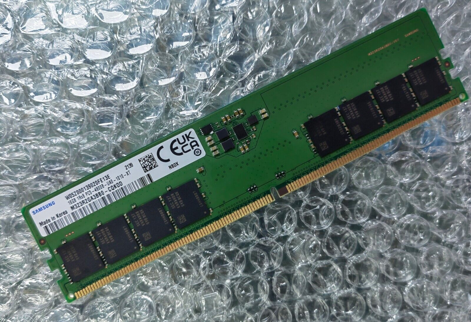 SAMSUNG 16GB DDR5 4800 Desktop DIMM RAM 1Rx8 PC5-4800B-UA0 SAMSUNG 16GB DDR5 4800 Desktop DIMM RAM 1Rx8 PC5-4800B-UA0