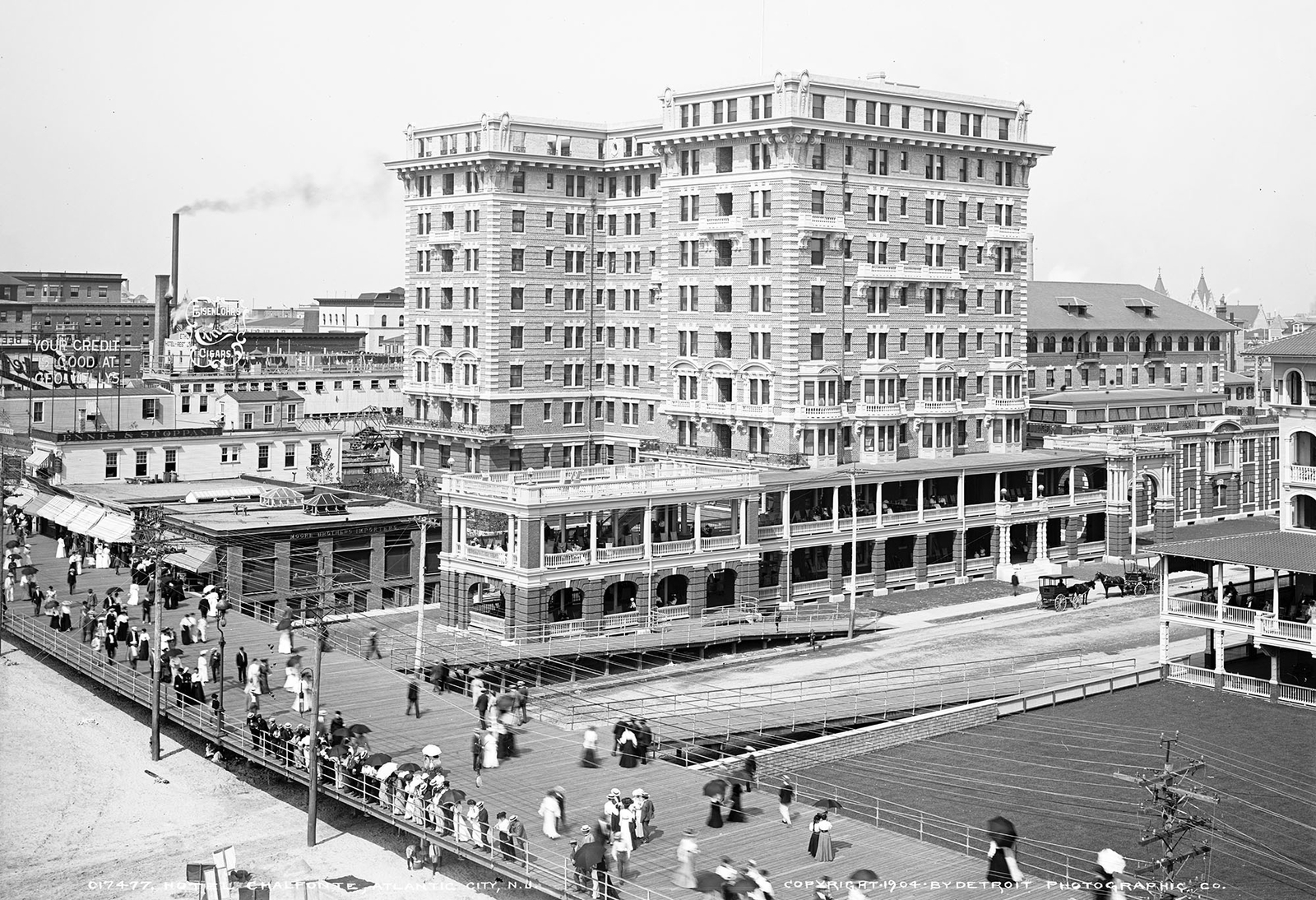 1904 Hotel Chalfonte, Atlantic City, NJ Vintage Old Photo 13