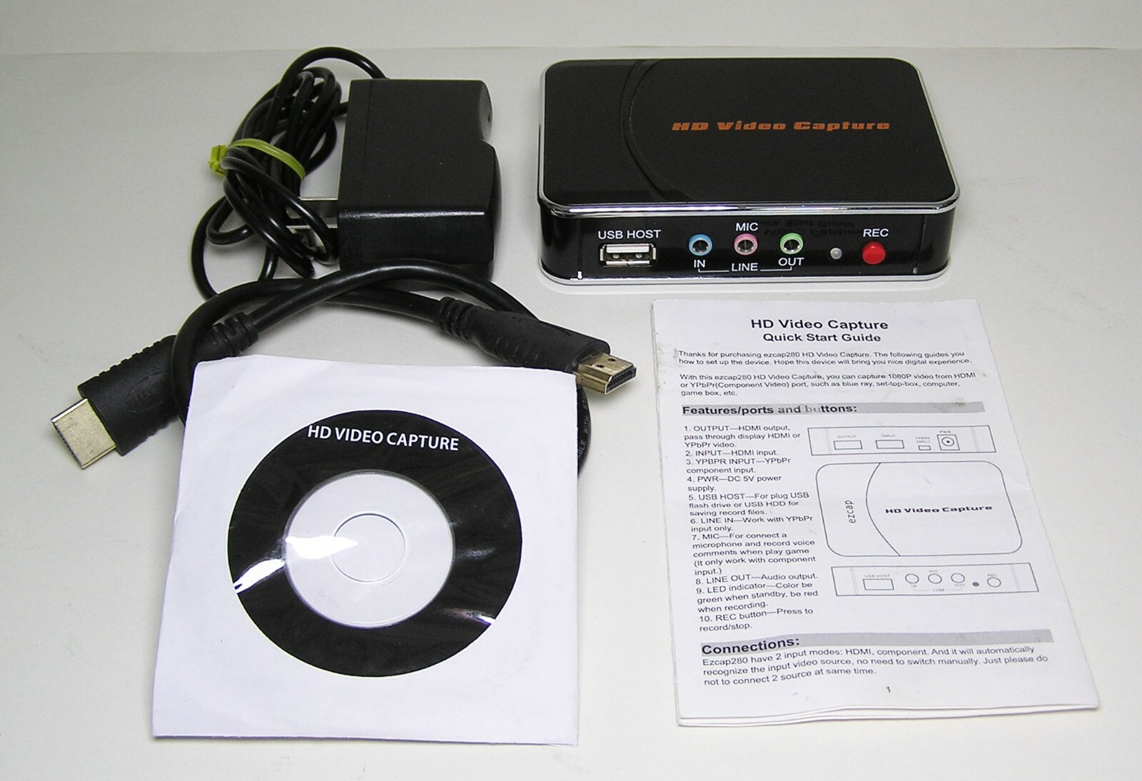 Elikliv Video Hd Capture Box 4k Fhd Hdmi For Xbox Ps4 With Mic Input Low Latency For Sale Online Ebay