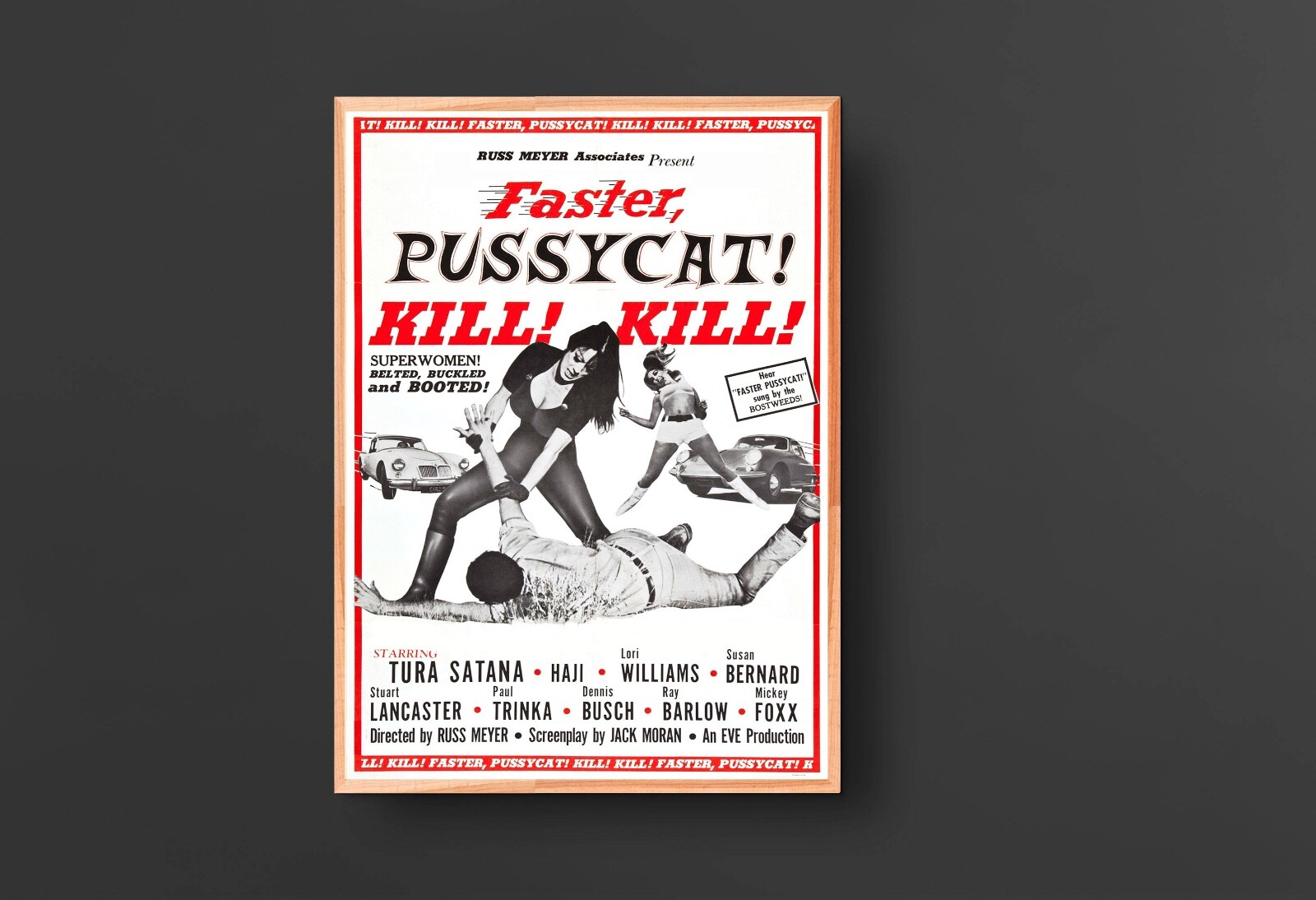 Faster, Pussycat! Kill! Kill! 額入りポスター‼️ Amazon.com: Faster Pussycat, Kill! Kill! (1965) Movie Poster