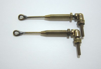 Brass Turnbuckles for RC/Radio Control Sailboat Rigging