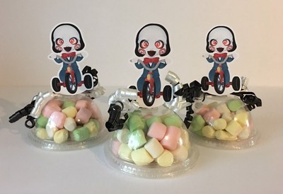 Saw Jigsaw Halloween Party Favors Candy Containers Set Of 8 40EMPTY41