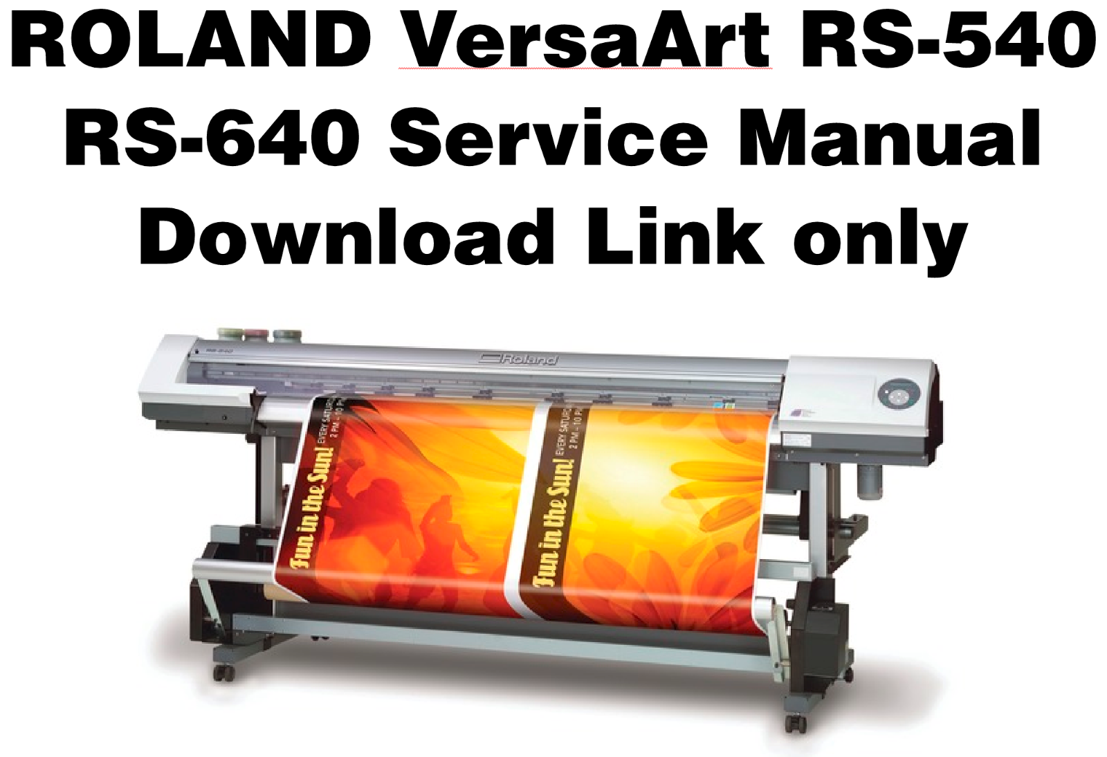 ROLAND VersaArt RS540,RS640 Service Manual PDF eBay