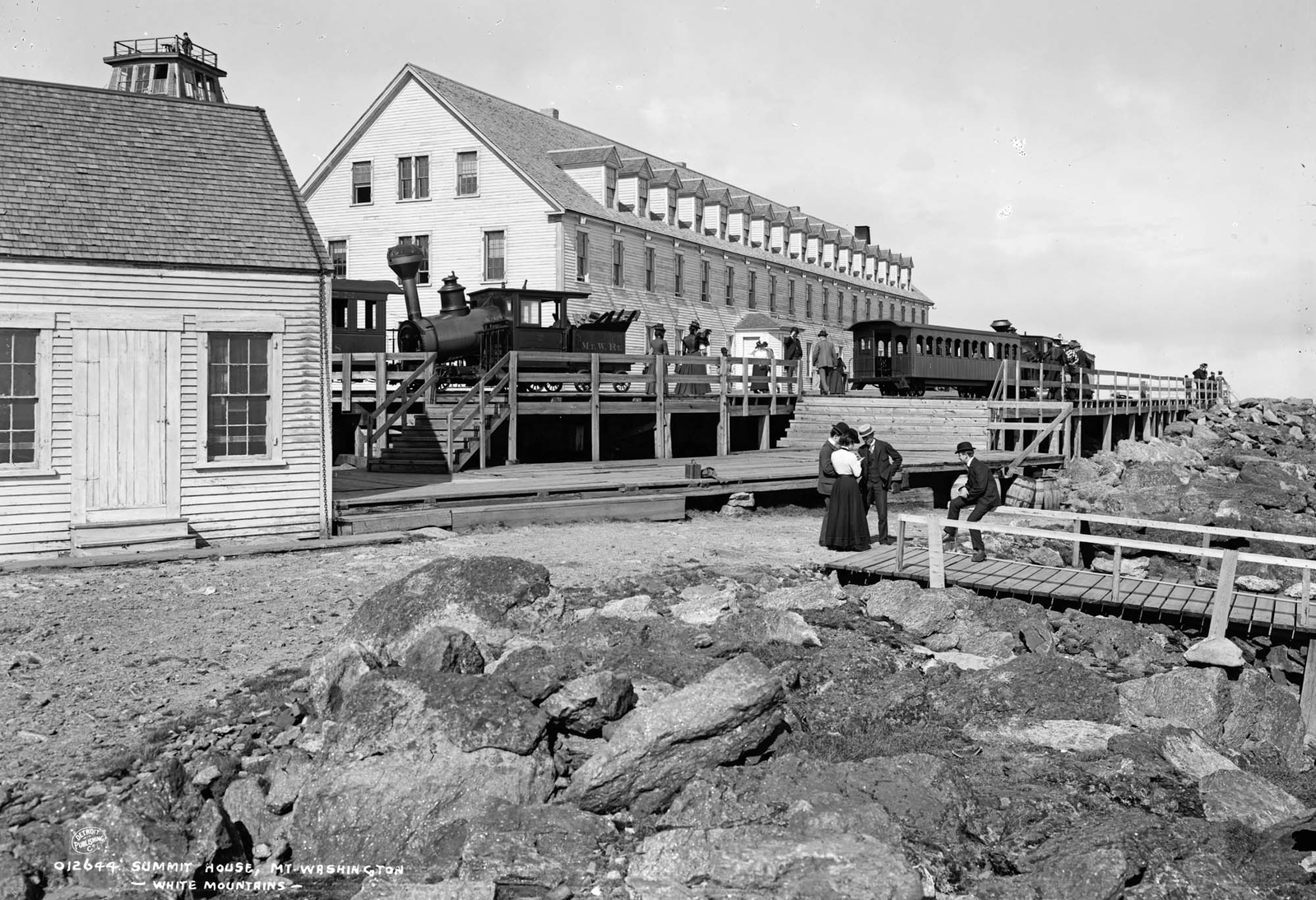 1906 Summit House, Mt. Washington, New Hampshire Old Photo 13" x 19" Reprint