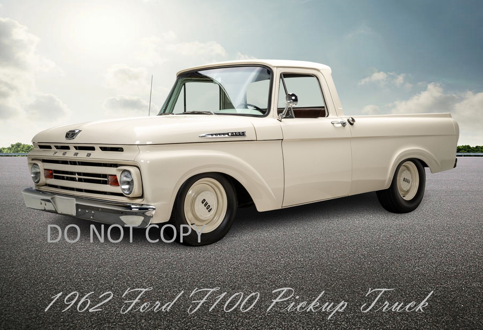 FORD　VintagePoster 1962 Ford F100 Pickup Truck 13