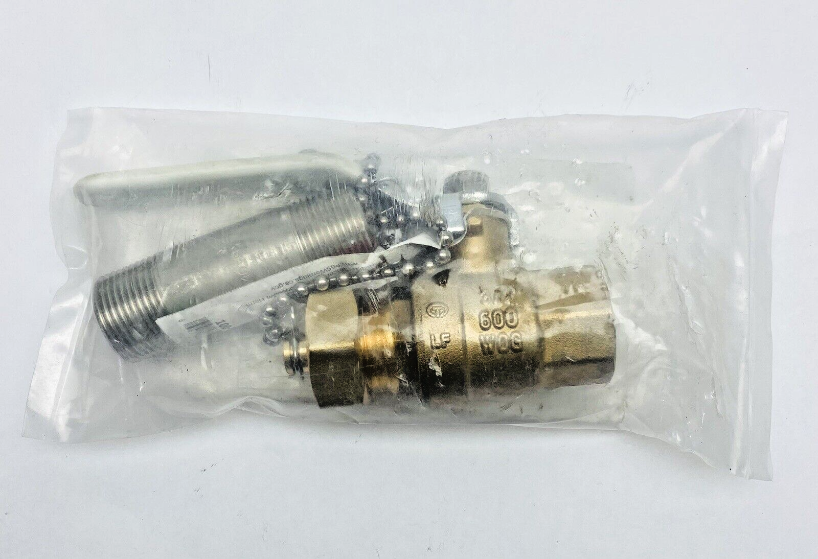 SR121 Water Heater Flush/Drain Valve 3/4″ Full Port Lead Free w/ 3" Dielectric