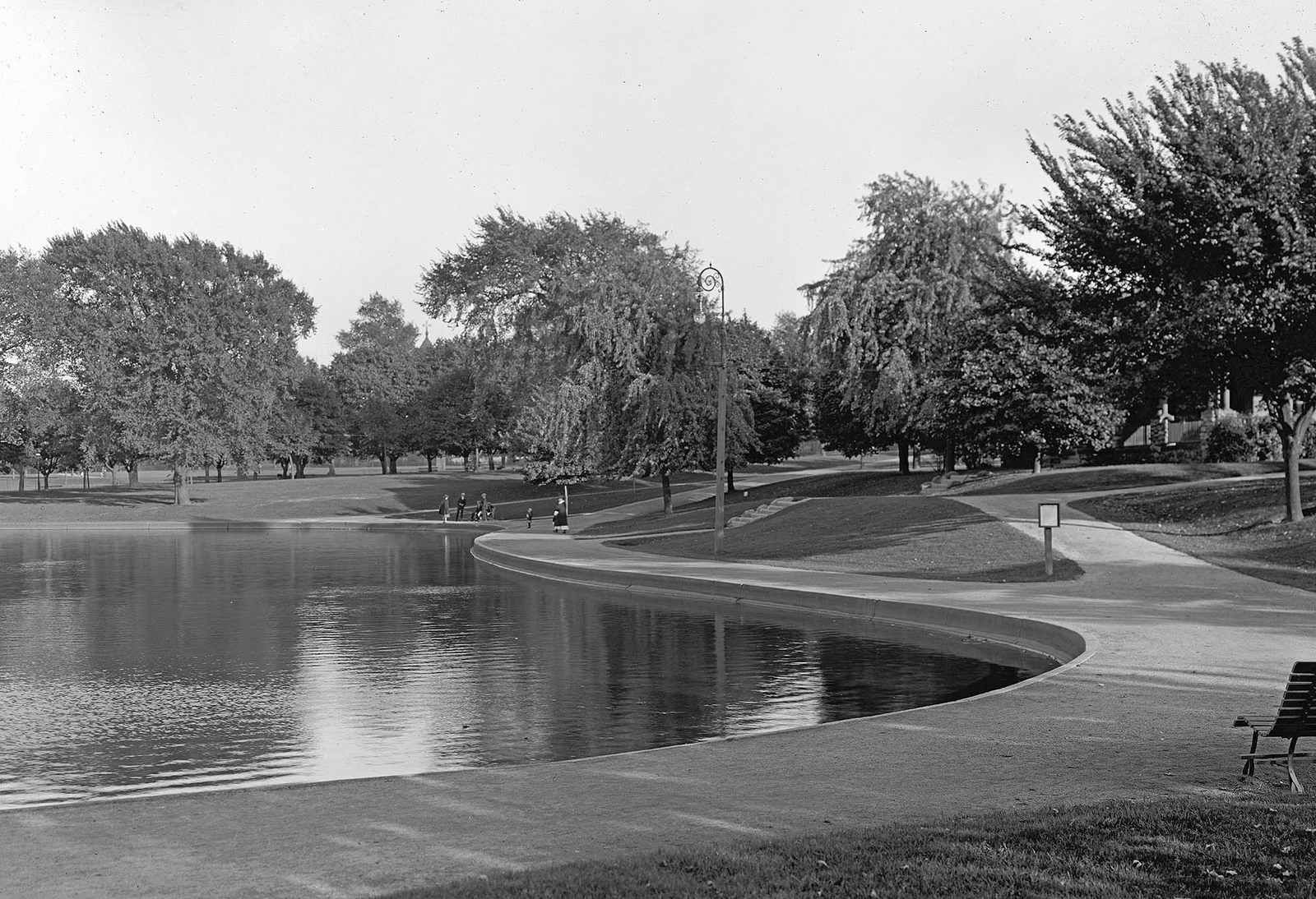 1900-1920 Pond, South Park, Fall River, MA Vintage Old Photo 13