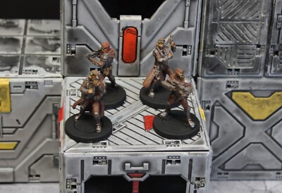 Rebs Human Painted Miniature 28mm Mantic Deadzone Warpath Stargrave Sci-Fi