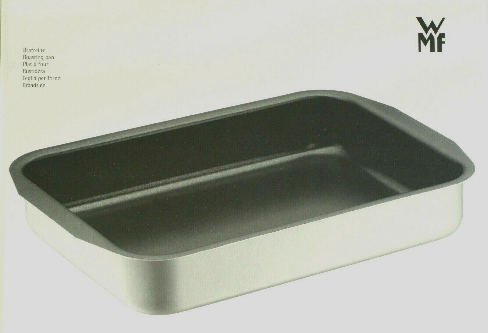 WMF Bräter Bratreine rechteckig 35 x 25 cm Auflaufform antihaftbeschichtet NEU