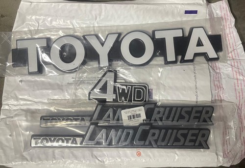 1981-1990 Toyota Land Cruiser BJ60 FJ60 Emblem Set Fits