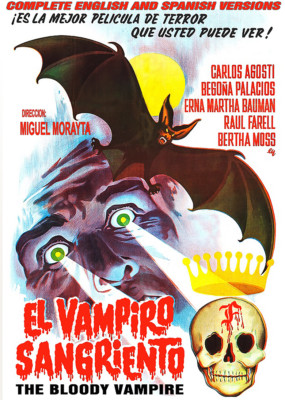 BLOODY VAMPIRE (1963) ENGLISH Version & Miguel Morayta's MEXICAN Versions 2-disk