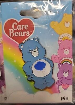 Neon Tuesday Blue Carebear Enamel Pin