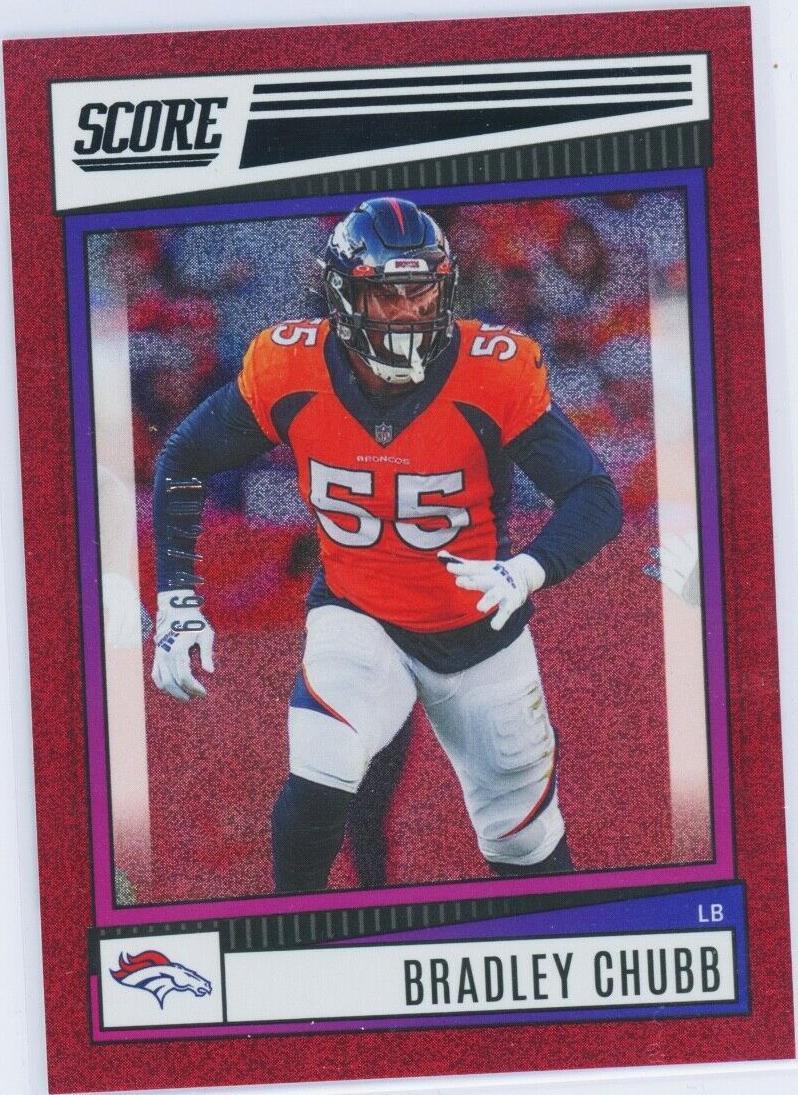 2022 Score - Bradley Chubb #81 Red Dots /499 for sale online | eBay