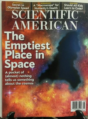 Scientific American August 2016 The Emptiest Place In Space FREE SHIPPING sb