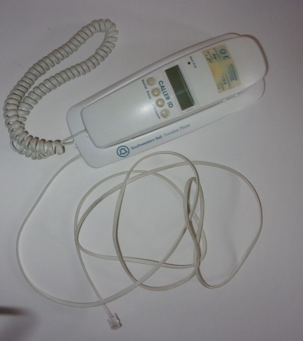Southwestern Bell 90s バングル USA VINTAGE Vtg 90s Phone Southwestern Bell Freedom Push Button Landline