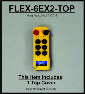 Magnetek FLEX-6EX2-TOP - front cover case, radio remote control transmitter part