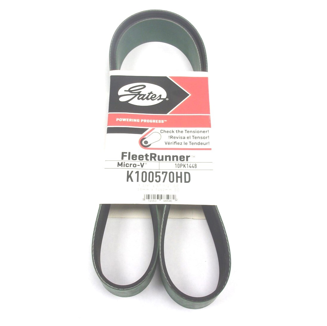 リアリガ10 K100570HD NEW GATES SERPENTINE HEAVY DUTY MICRO-V BELT