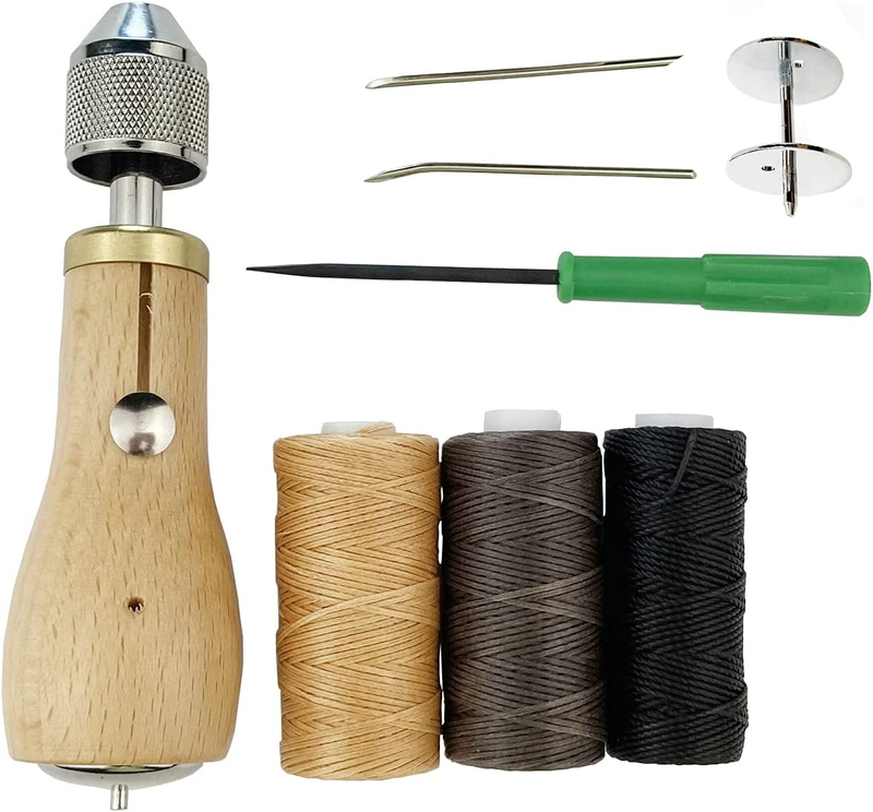 Professional Stitcher Sewing Awl Leather Craft Making,Stitcher Repair Accessory