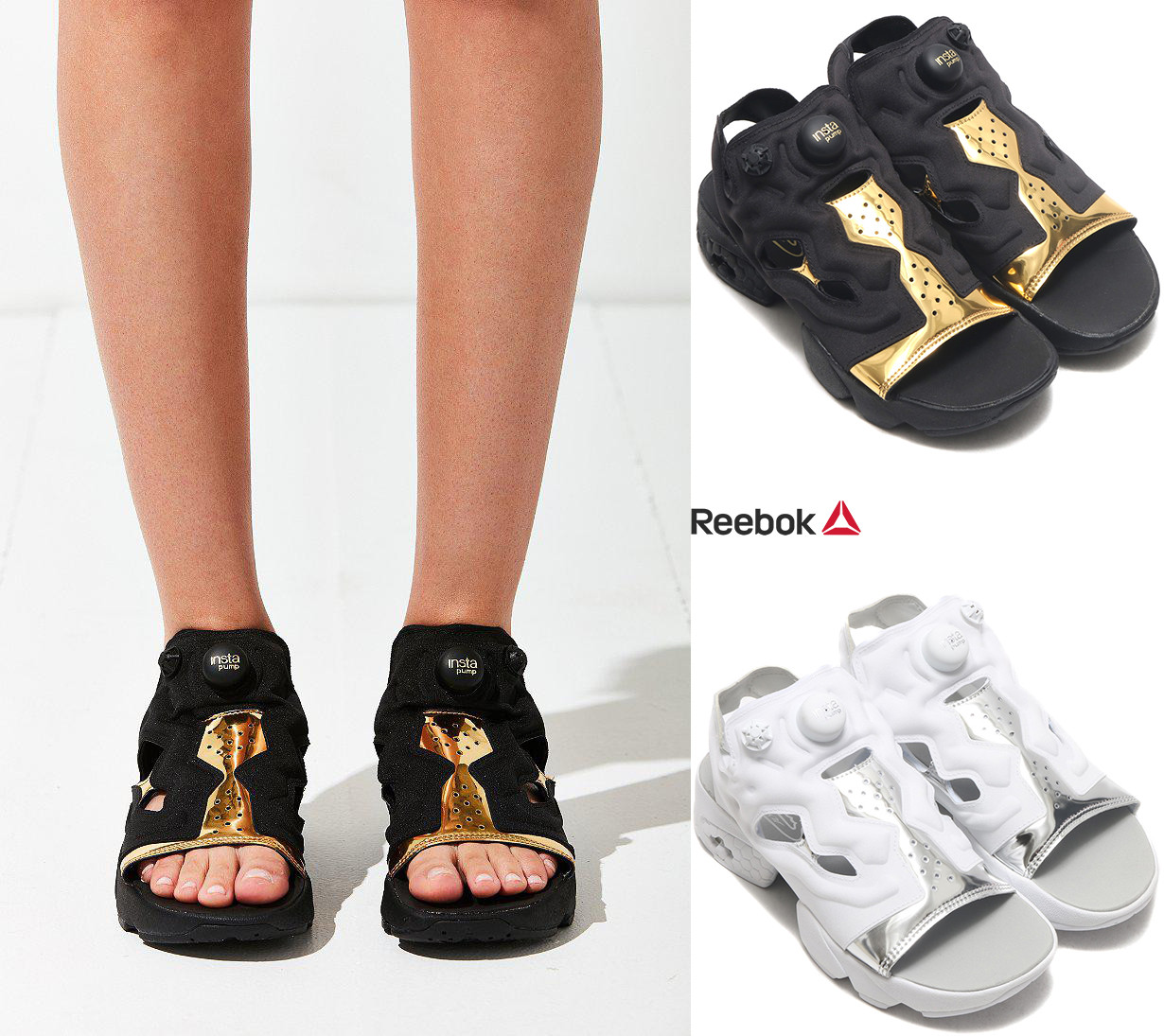 Womens Reebok INSTAPUMP FURY Slip On Sandals Size 5 Reebok Womens Reebok INSTAPUMP FURY Slip On Sandals Size 5 Reebok