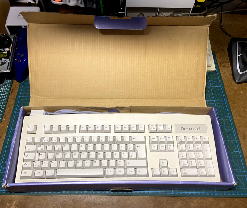 Clavier Dreamcast - Disposition Allemande Qwertz