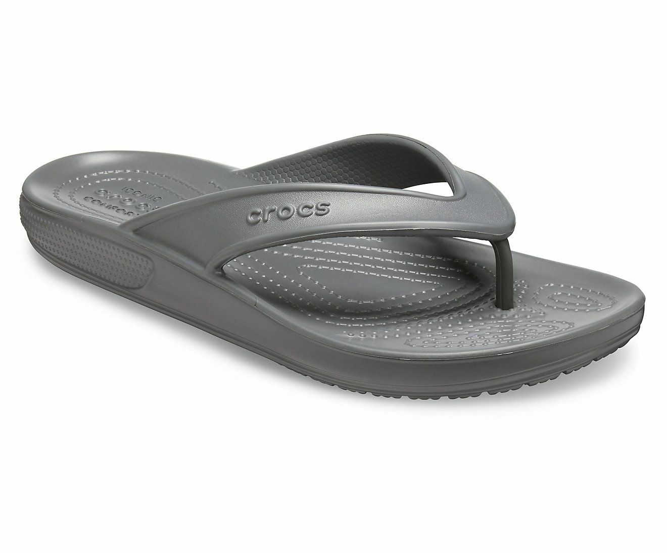 tan crocs flip flops